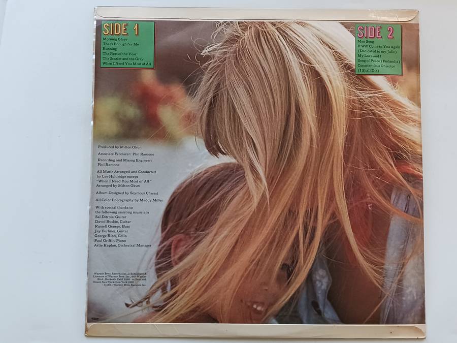 Mary Travers - Morning Glory  ( Rare 1972 SA pressed LP EX / EX )