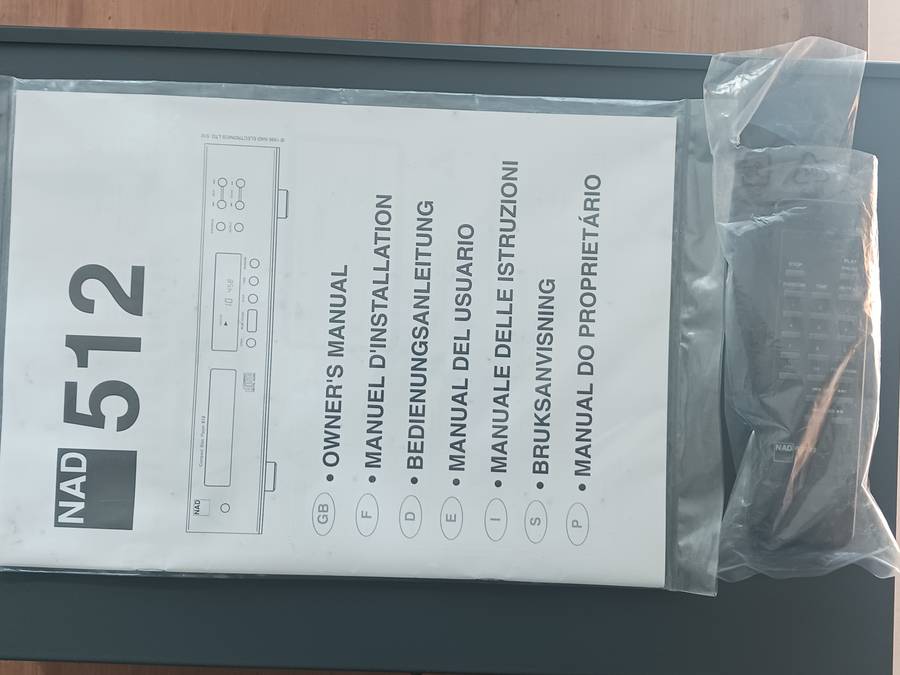 Nad CD Player Model 512, with remote and owners manual,all in excellent condition.