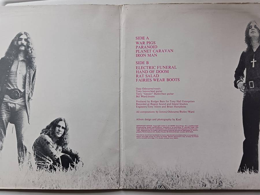 Black Sabbath - Paranoid   ( scarce 1976  SA released,Reissue LP )