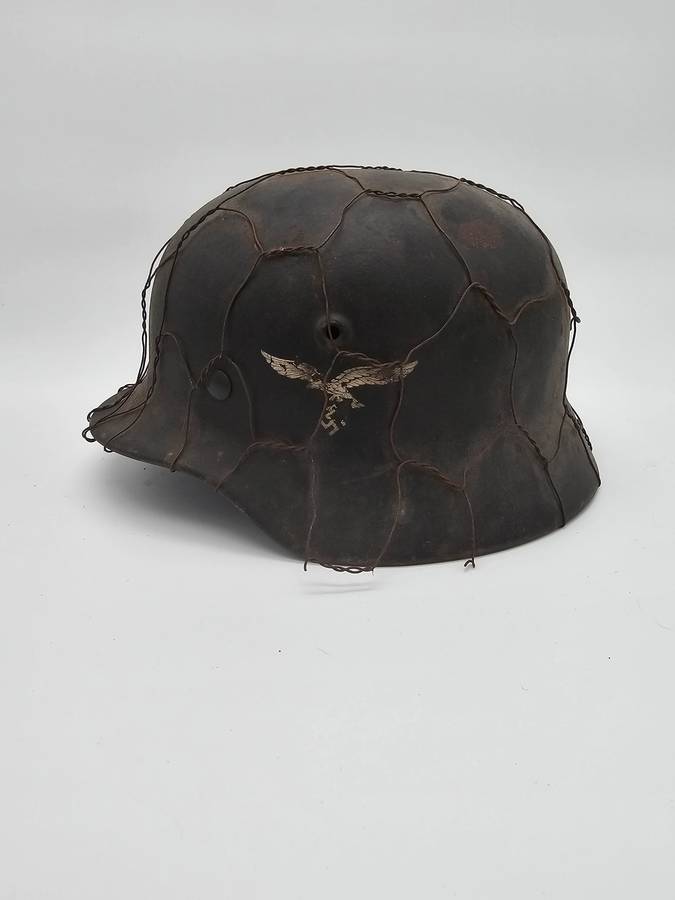 WWII M42 Chicken Wire helmet