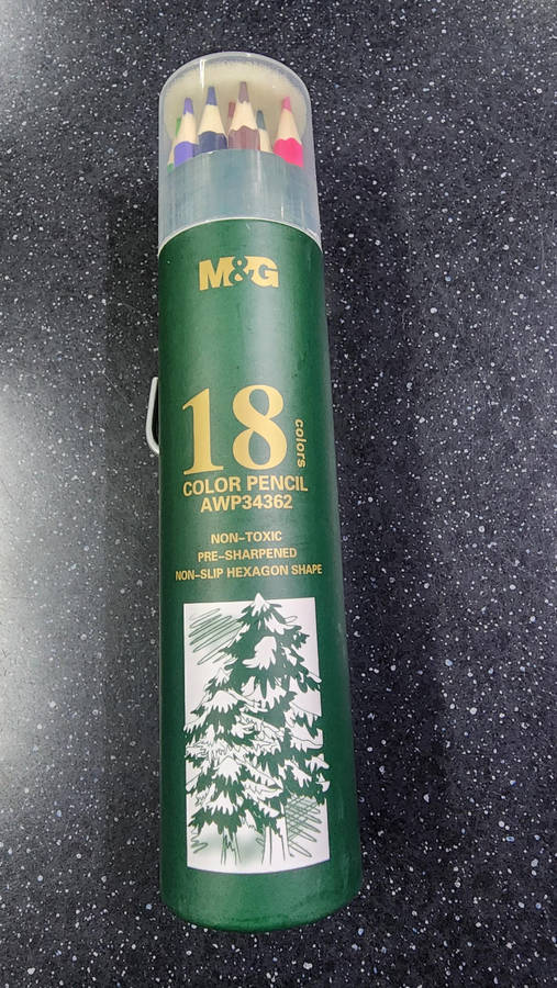 Color Pencil 18PC 18 colors premium quality M&G