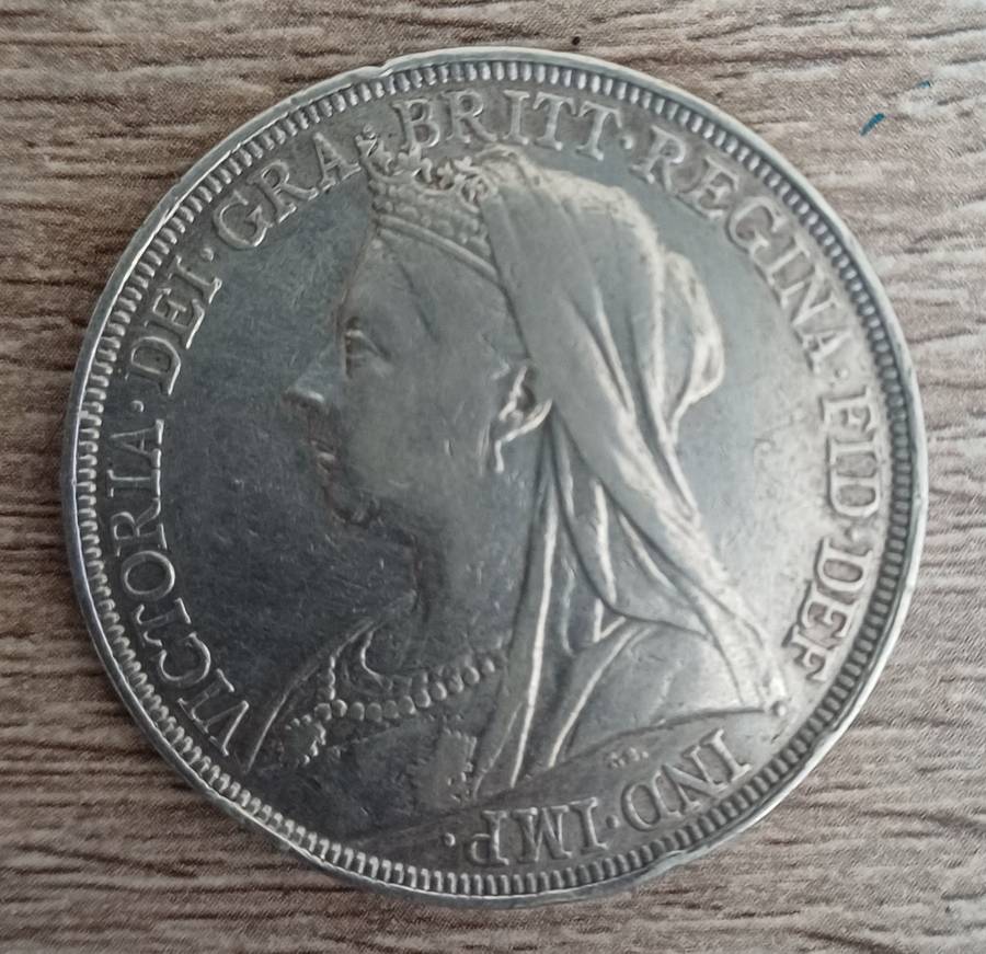 British Crown 1897 92.5% silver. Bargain!!!