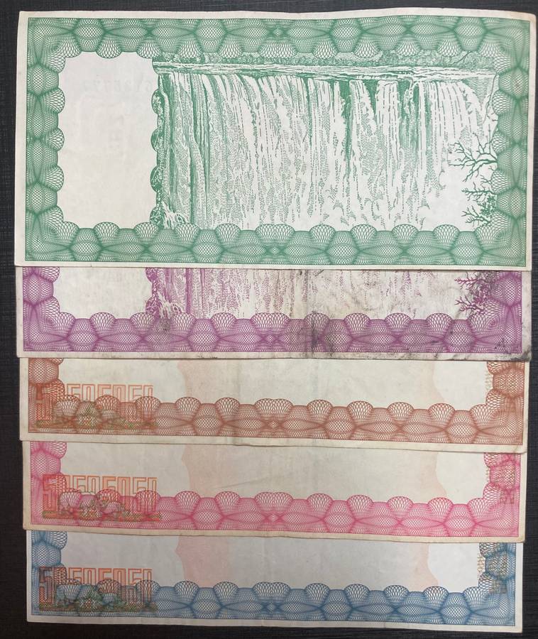 Zimbabwe 2093-2006 Bearer Cheque Set