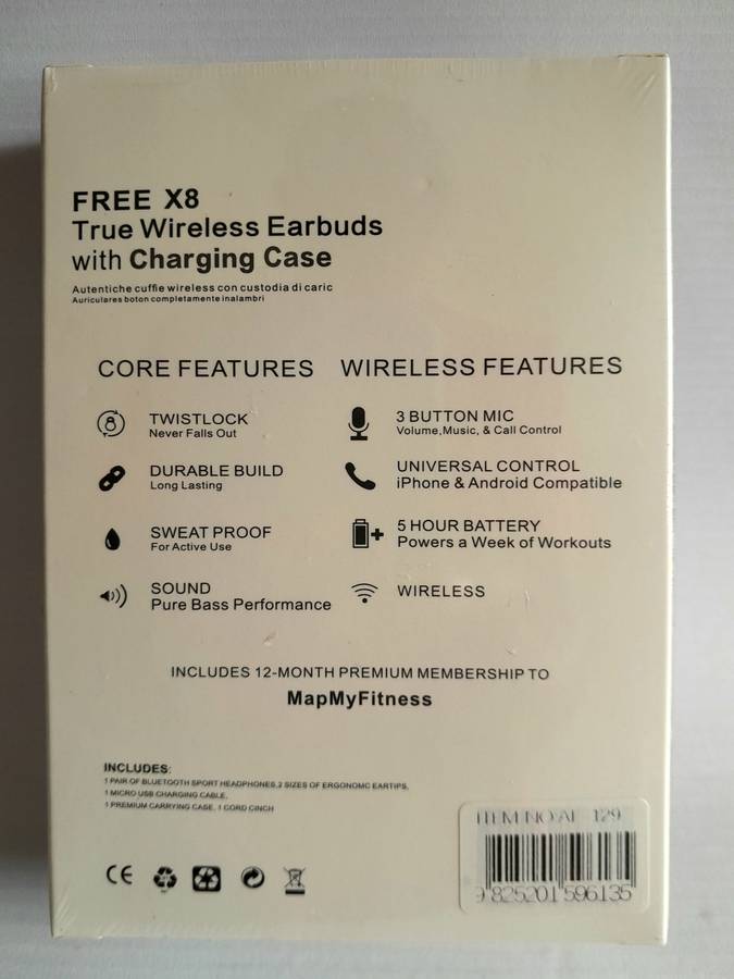 True Wireless Earbuds With Charging Case