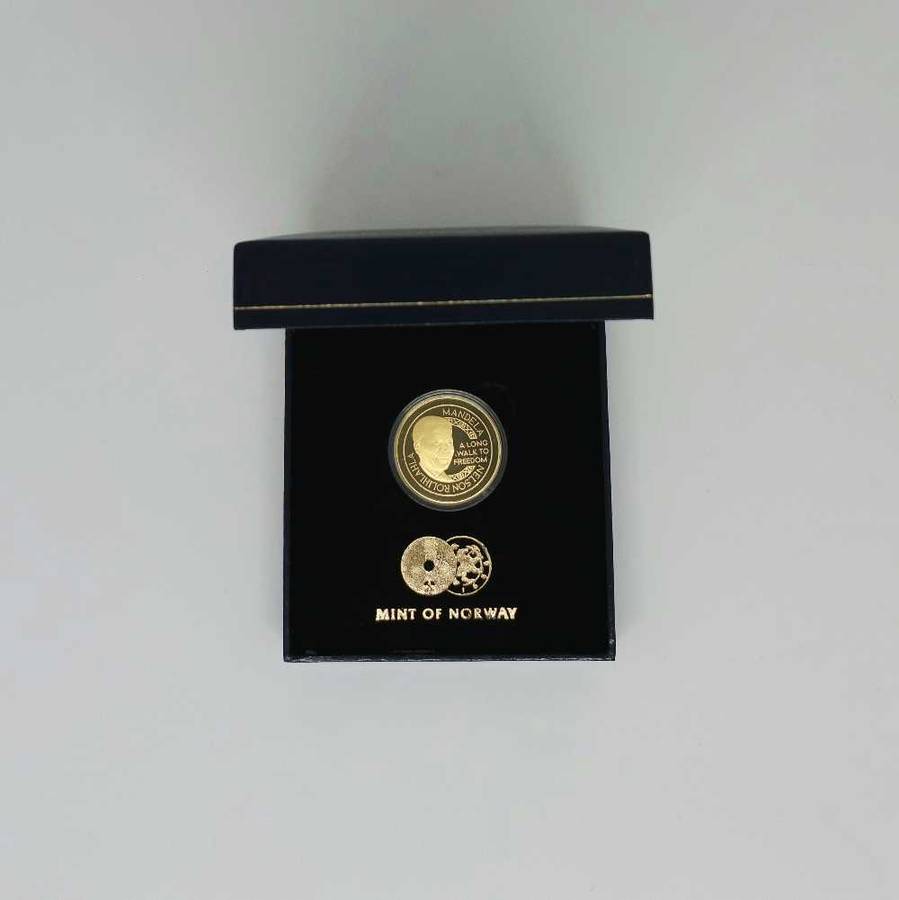 NOBEL LAUREATE - NELSON MANDELA, UNITY COMMEMORATIVE MEDAL,MINTMARK
