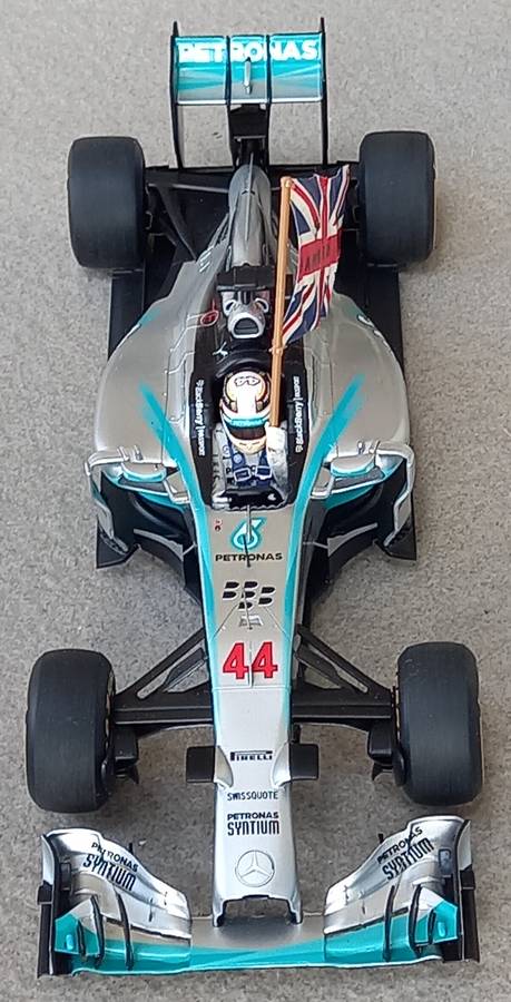 Mercedes W05 - Hamilton World Champion 2014 - Abu Dhabi - Spark 1/18