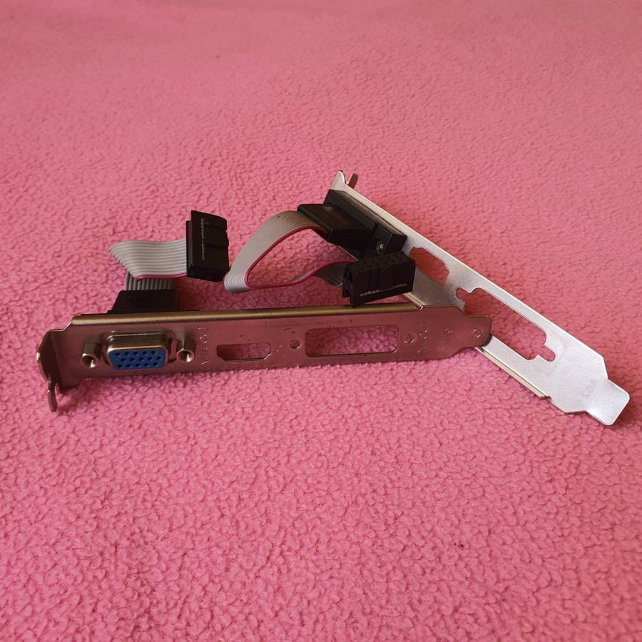 High Profile Graphics Card Bracket With 12 Pin VGA Header