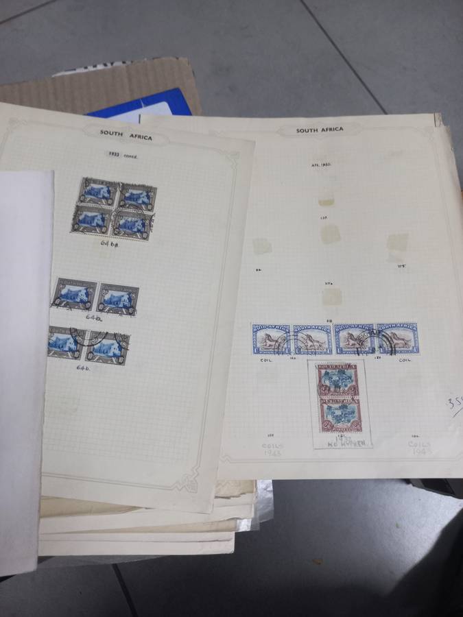 18 ALBUMS/FILES WITH STAMPS AND FIRST DAY COVERS HUGE LOT OF LOOSE STAMPS