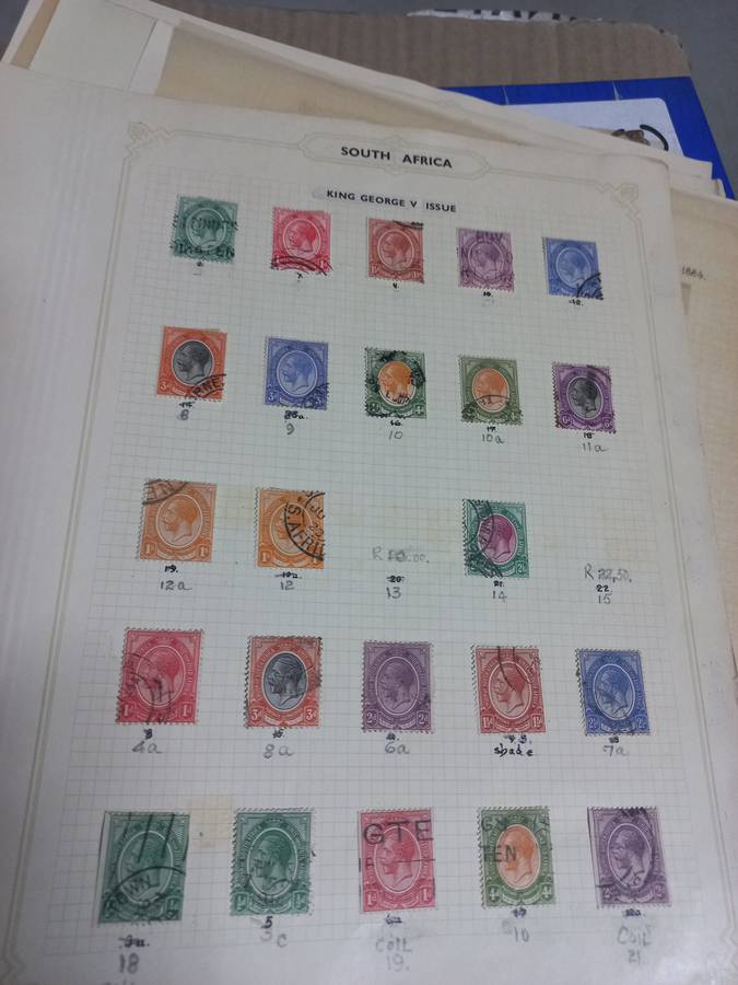 18 ALBUMS/FILES WITH STAMPS AND FIRST DAY COVERS HUGE LOT OF LOOSE STAMPS