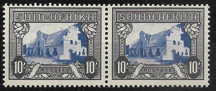 UNION 10 Shilling UMM(**) SACC63  x 2 DIFFERENT SHADES