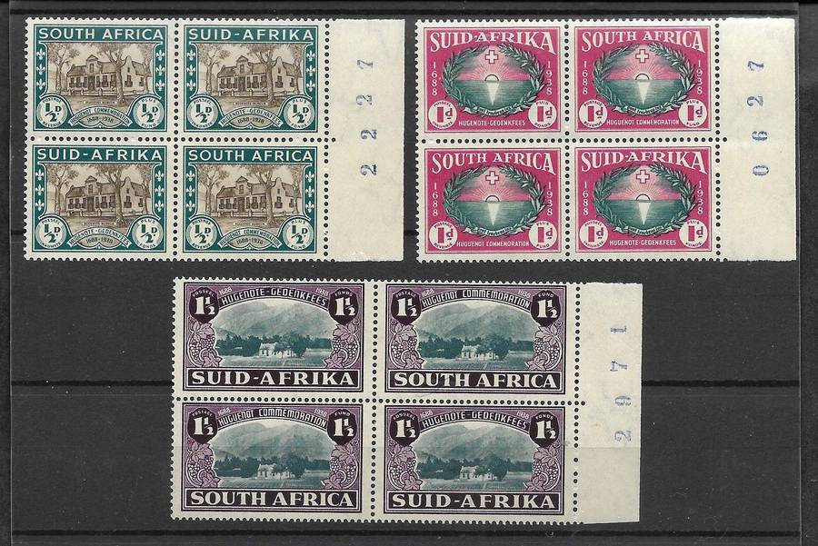 UNION 1939 SACC 81-83 Scarce Items Block of Four With Sheet Number UMM(**)