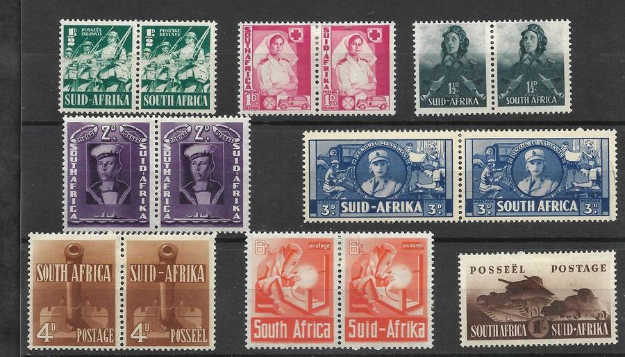 UNION WAR EFFORT BUMPER PACK WITH LISTED VARIETIES -See Scans