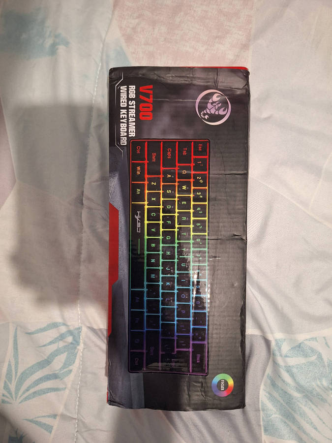 HY-SJ V700 RGB Wired Gaming Keyboard