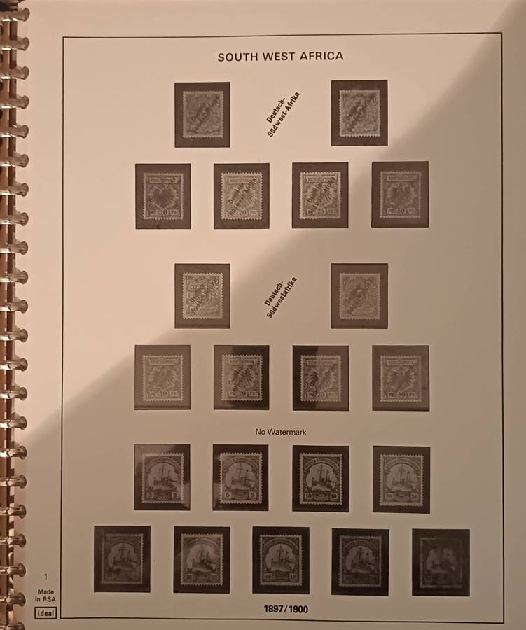 South West Africa Album as per scans incomplete