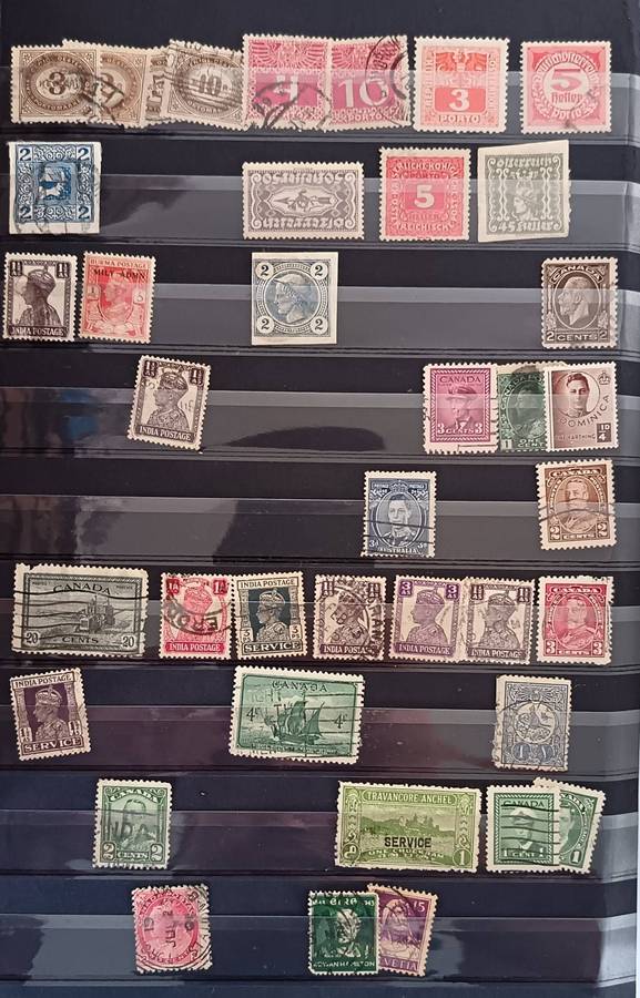 Commonwealth Mixed lot mainly used in stock book