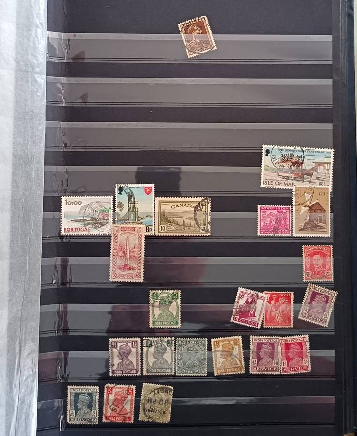 Commonwealth Mixed lot mainly used in stock book