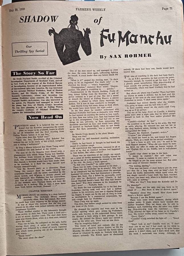 MAY 20TH 1959 FARMERS WEEKLY NEWS PAPER