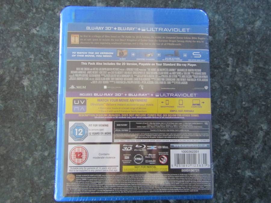 The Hobbit: An Unexpected Journey (3D Blu-ray + Blu-ray)