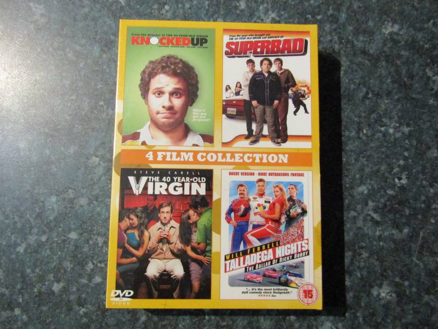 Knocked Up/Superbad/The 40 Year Old Virgin/Talladega Nights (4 DVD)