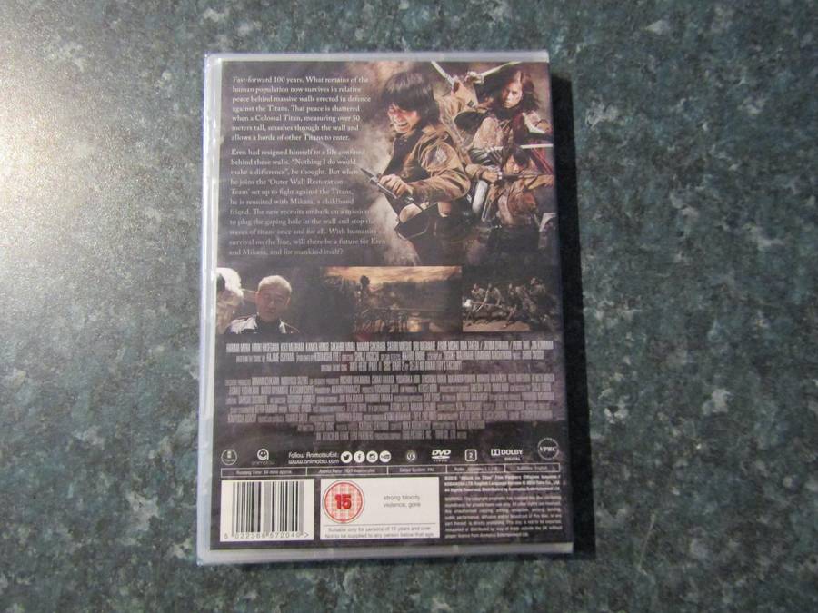 Attack On Titan: Part 1 (DVD)