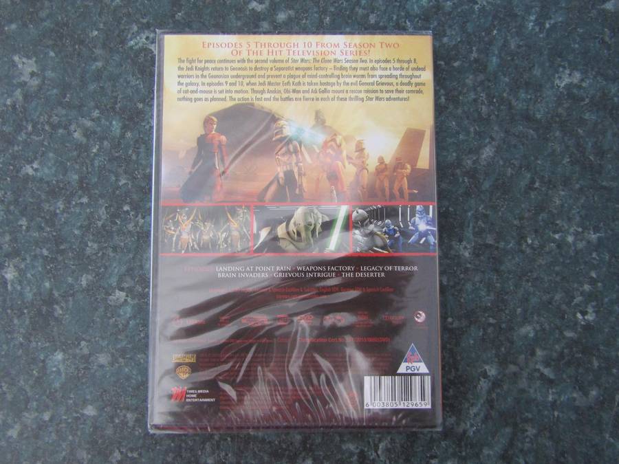 Star Wars The Clone Wars Season 2 Volume 2 (DVD)