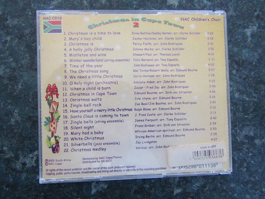 NAC Children's Choir - Christmas in Cape Town 2 (CD)