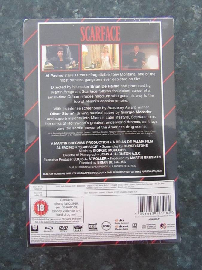 Scarface - Limited Edition VHS Collection (Blu-ray + DVD)