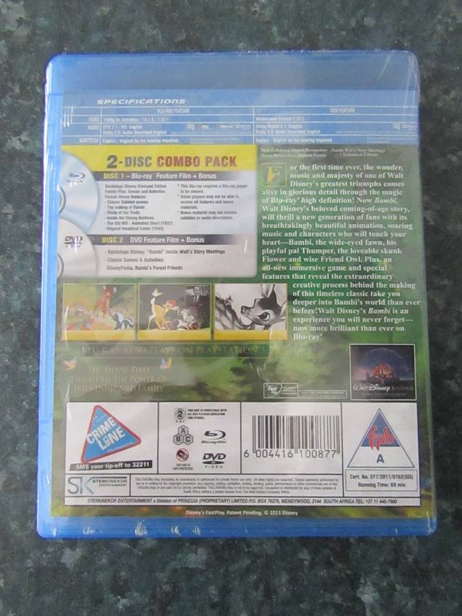 Disney's Bambi: Diamond Edition (Blu-ray + DVD)