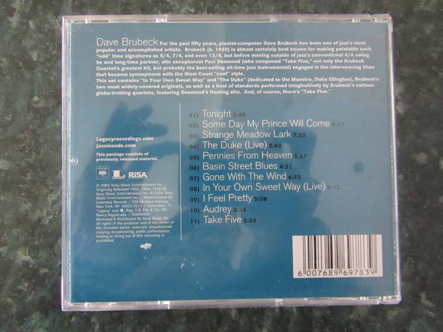 Dave Brubeck - Jazz Moods : Cool (CD)