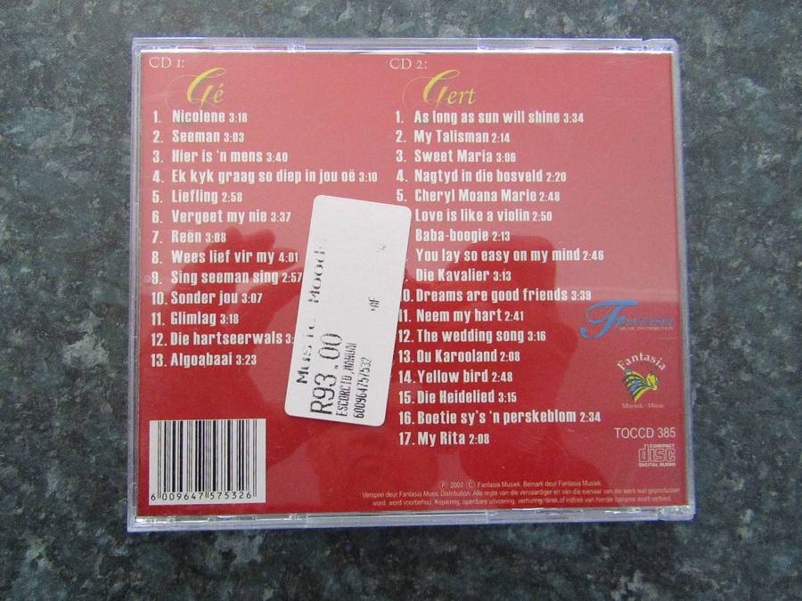 Manuel Escorcio  - Sing Gert Potgieter & Gé Korsten (2 CD)