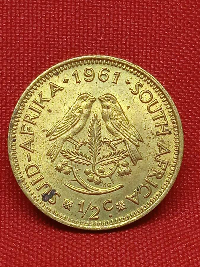 1961 HALF CENT