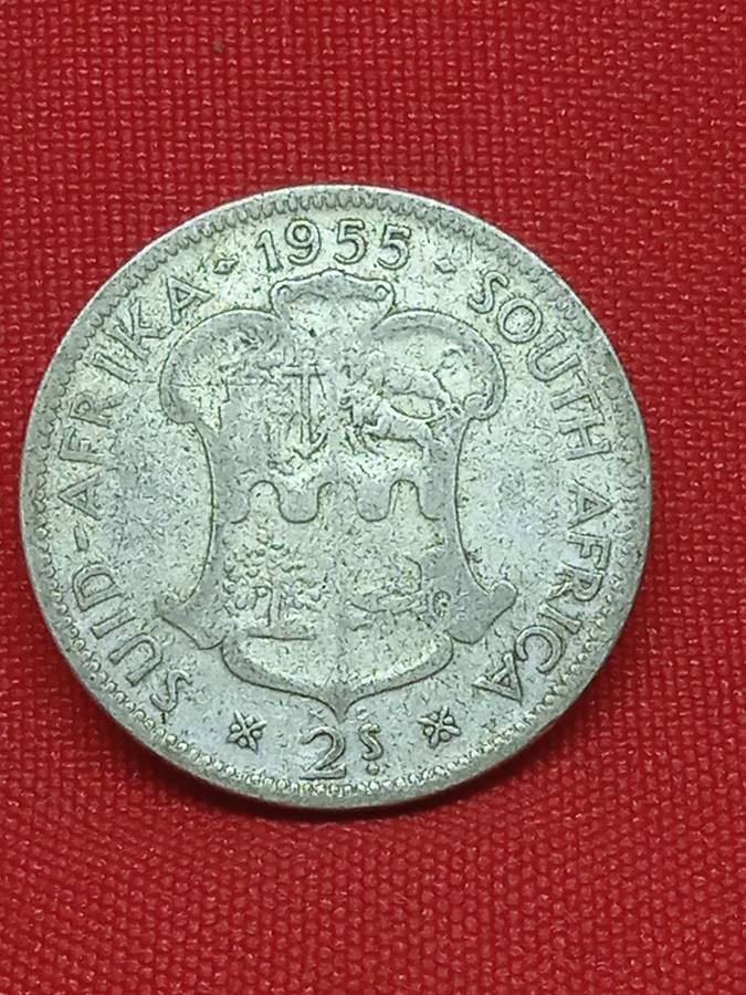 1955 SILVER 2 SHILLINGS