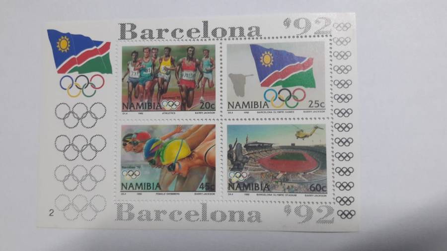 Namibia - 1992 Summer Olympics MS MNH