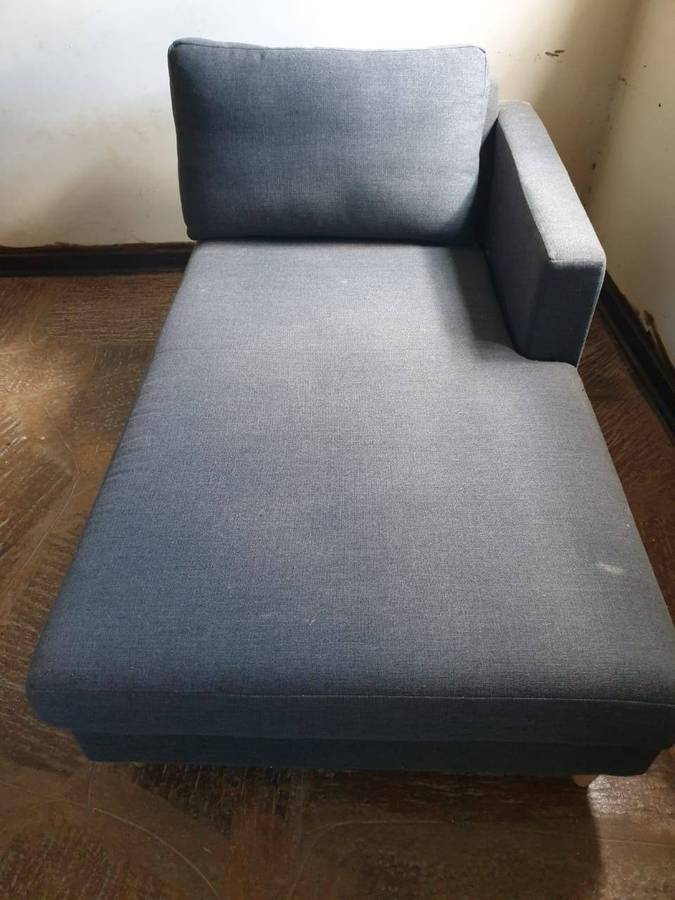 Sami Fully Upholstered Slouch Couch (right)