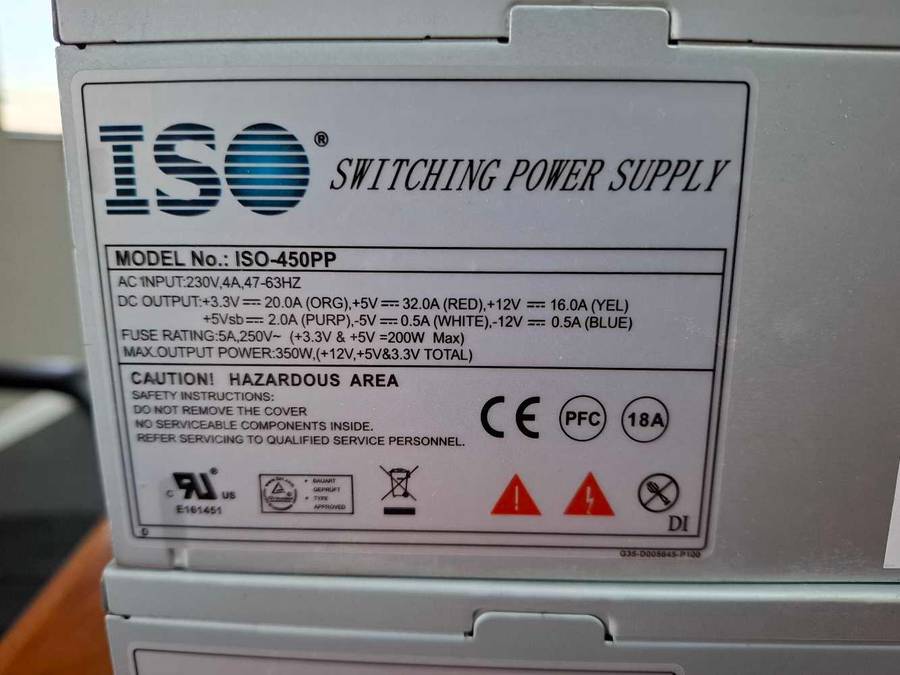 4 x Computer power supply,s