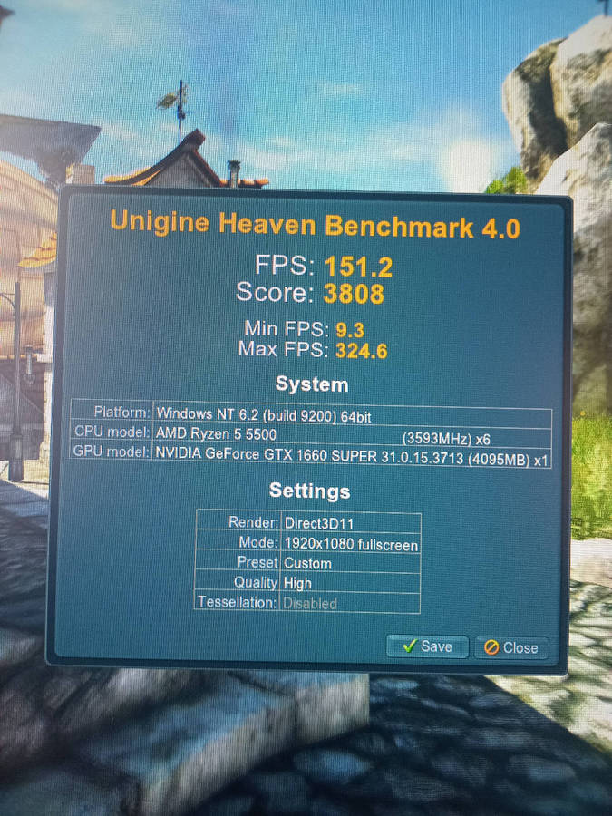 Ryzen 5 5500 gaming pc