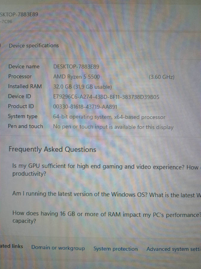 Ryzen 5 5500 rtx 3060 12gb gaming pc