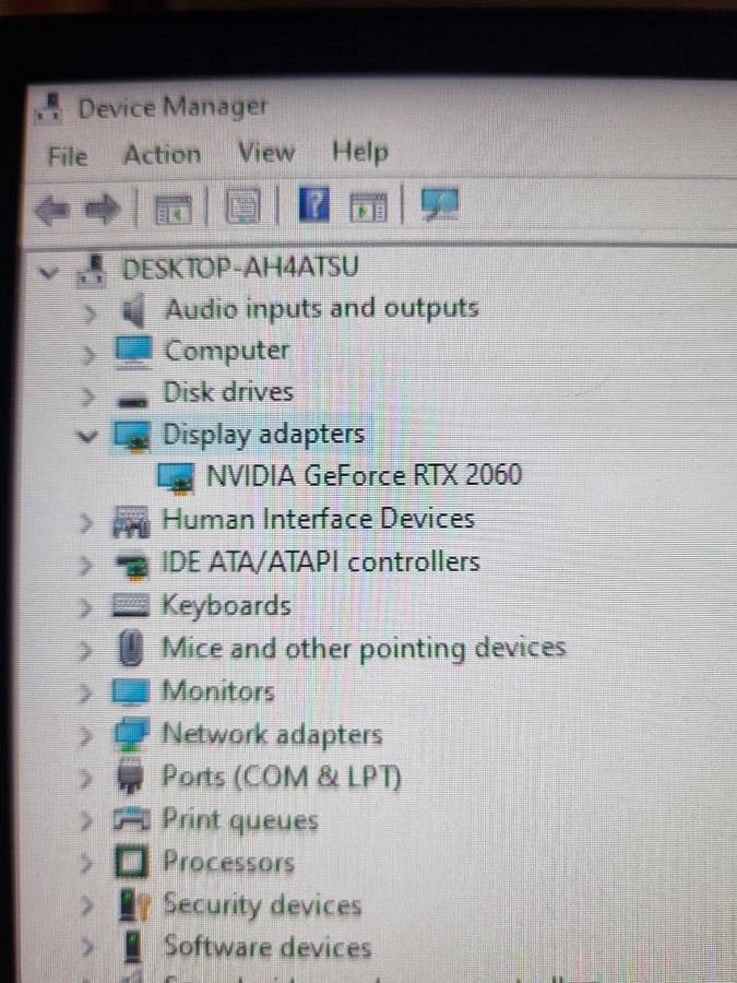 Zotac rtx 2060 (faulty)