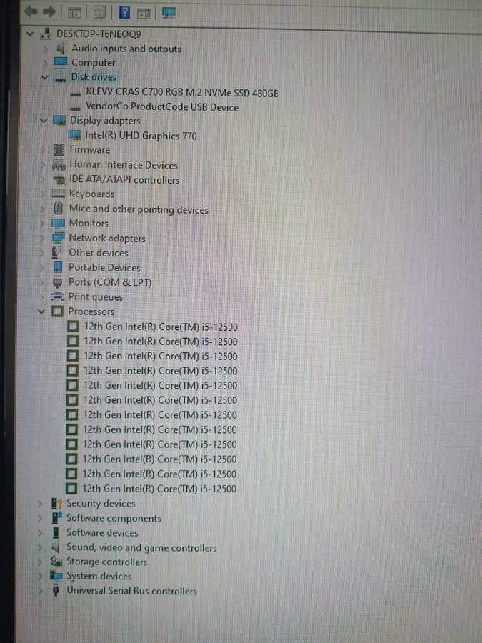 I5 12500 pc
