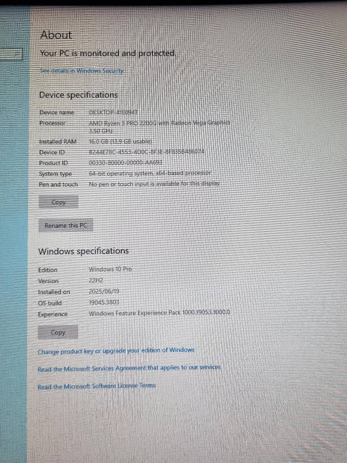 Ryzen 3 pro 2200g gaming pc