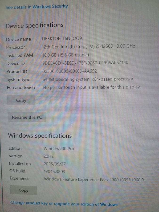 I5 12500 pc