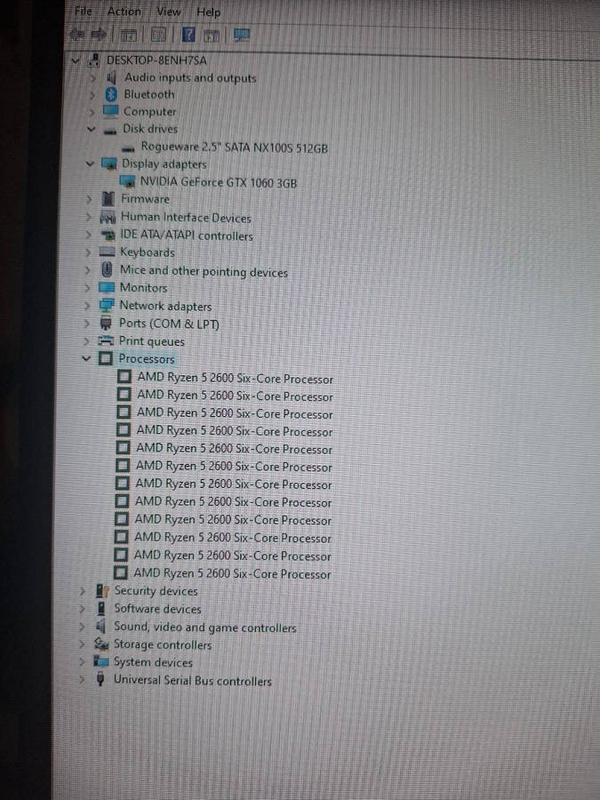 Ryzen 5 2600 gaming pc