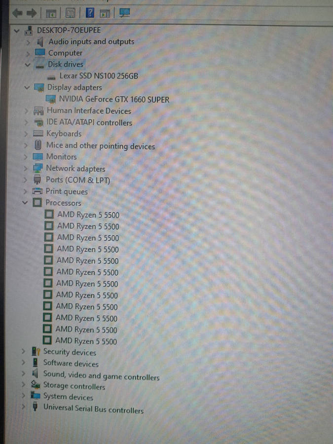 Ryzen 5 5500 gaming pc
