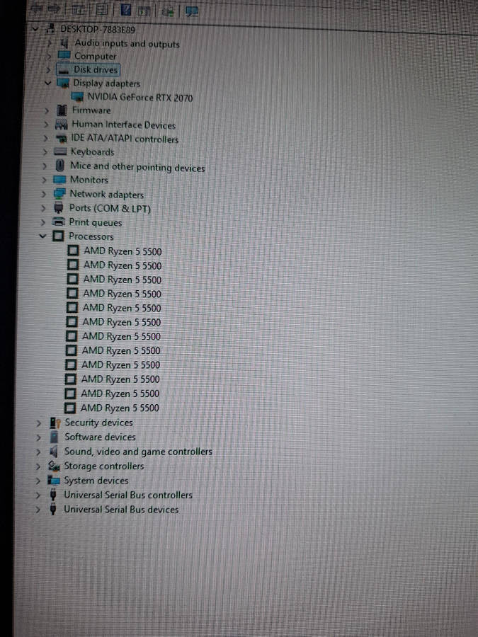 Ryzen 5 5500 gaming pc