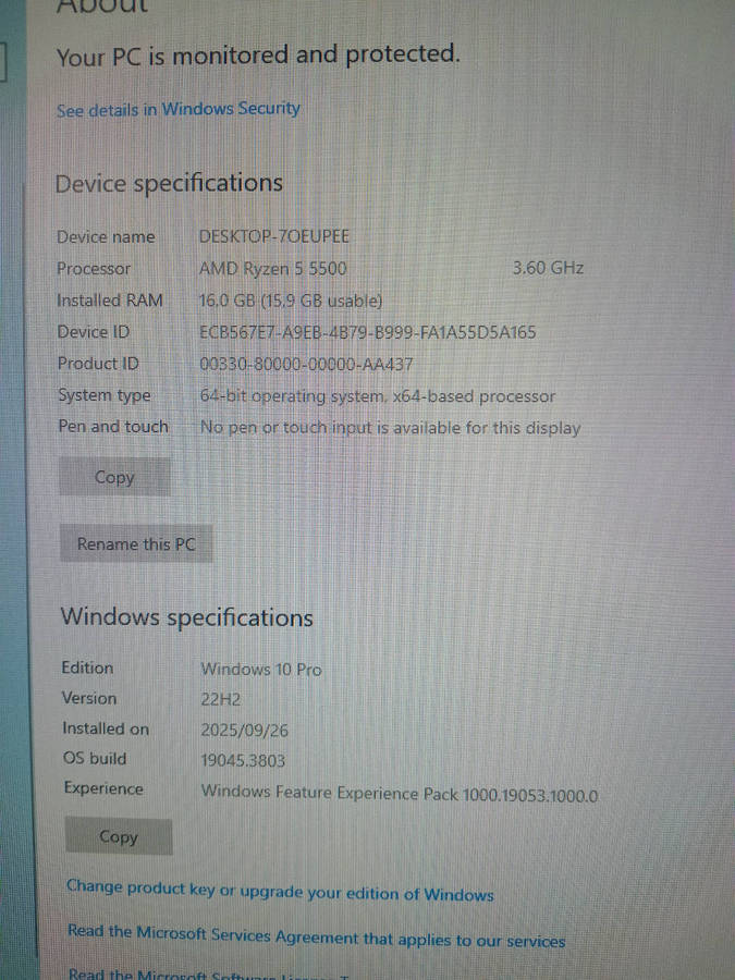 Ryzen 5 5500 gaming pc