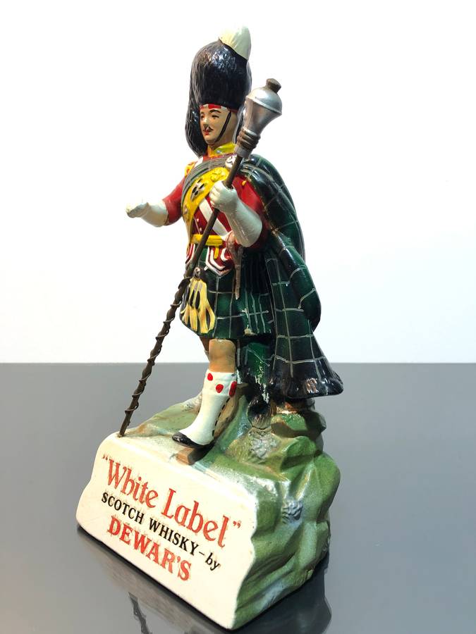 A Dewars White Label Scotch Whisky Advertising Figuring