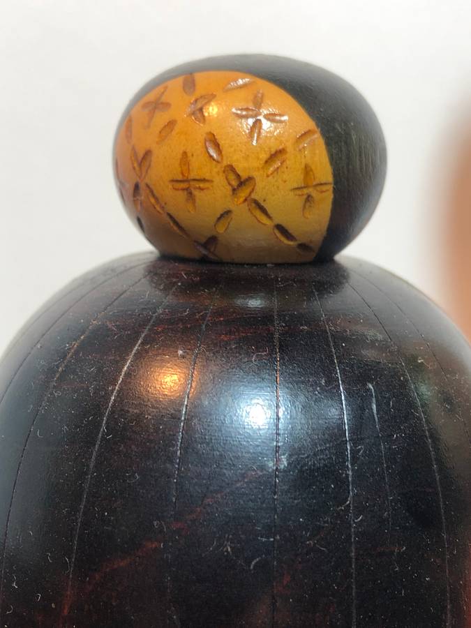 Three Japanese Kokeshi Dolls