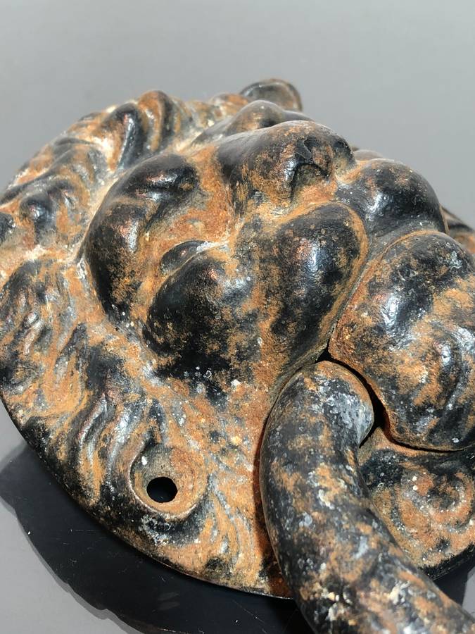 Architectural Salvage! Antique Georgian Style Solid Bronze Door Knocker