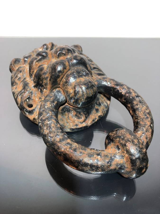 Architectural Salvage! Antique Georgian Style Solid Bronze Door Knocker
