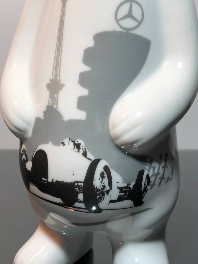 A Rare Limited Edition Ritzenhoff Porcelain Bear for Mercedes Benz
